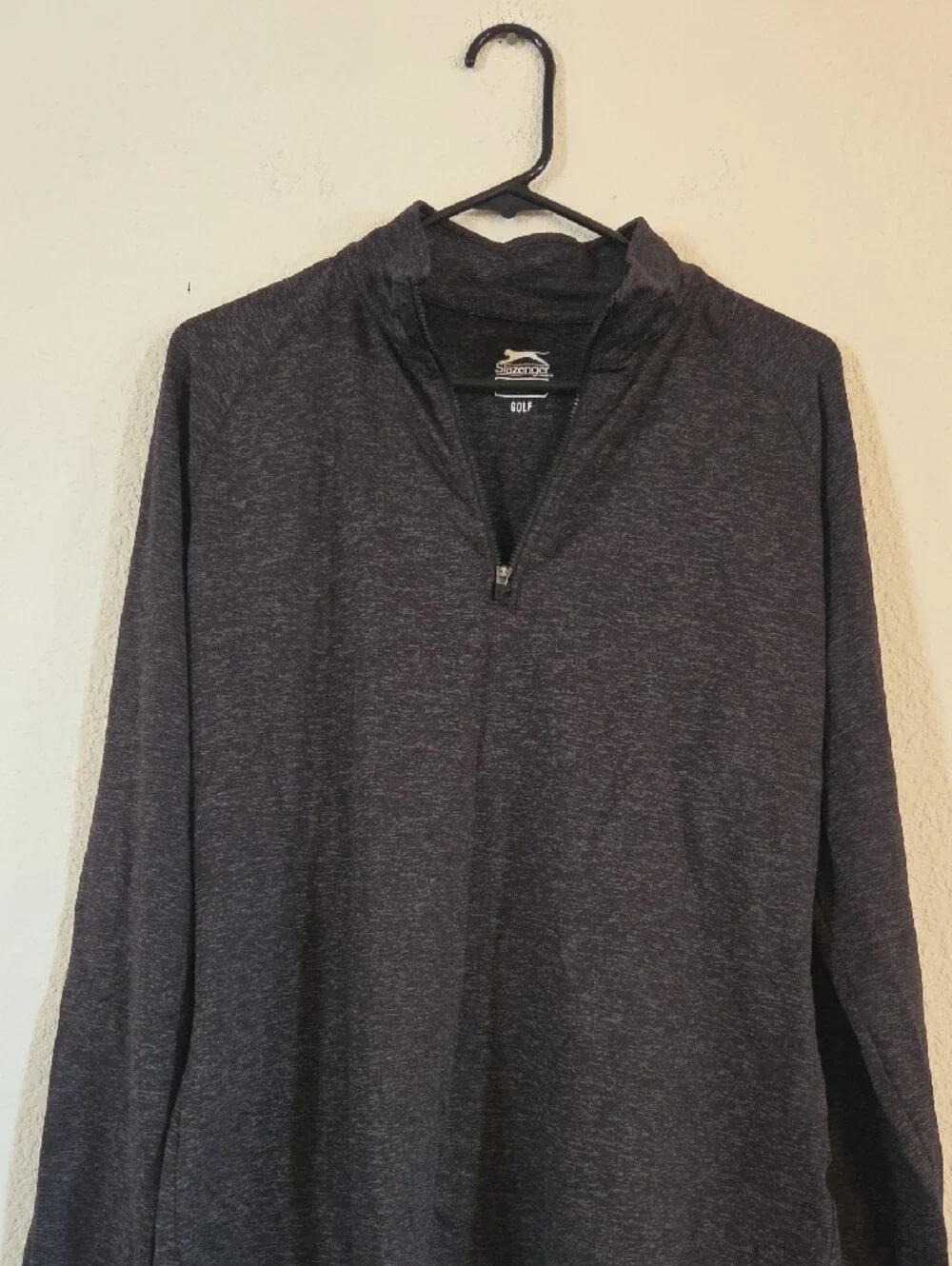 Slazenger Women's Dark Charcoal Heather Half-Zip Pullover
